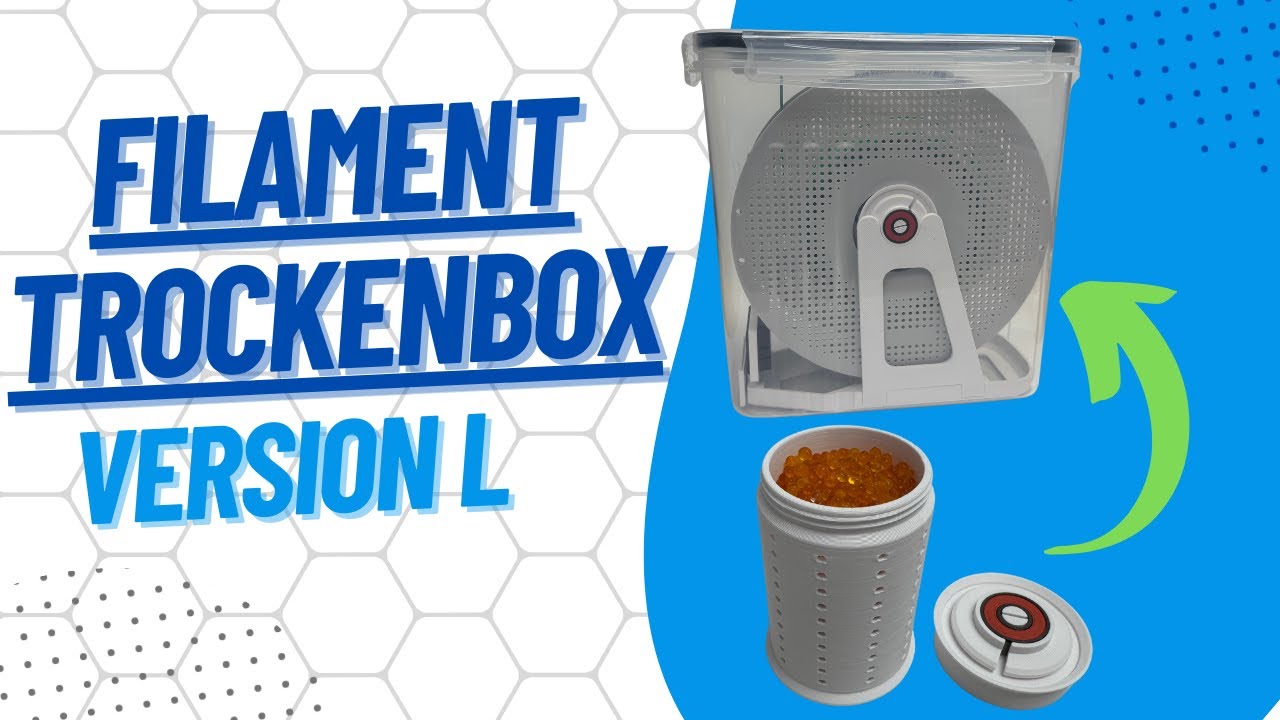 Filament Trockenbox L, für Rollen mit bis zu 70mm breite