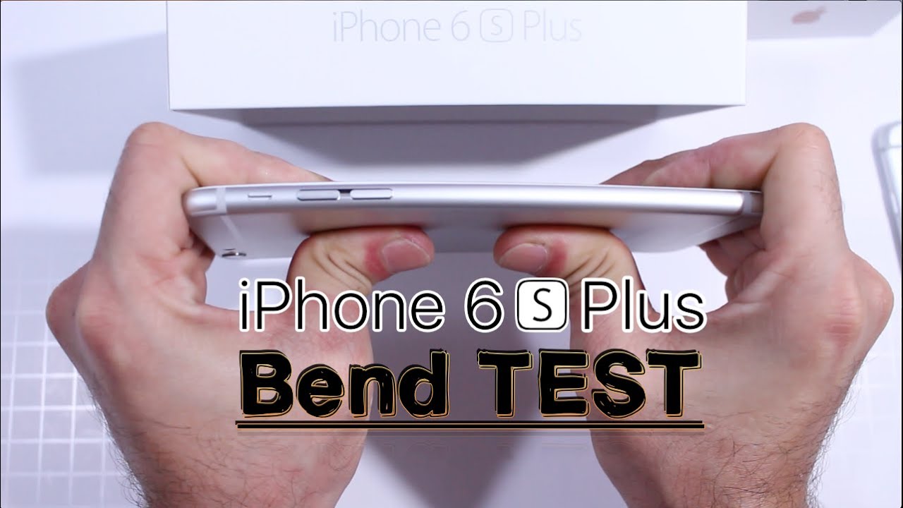 iPhone 6s Plus Bend Test