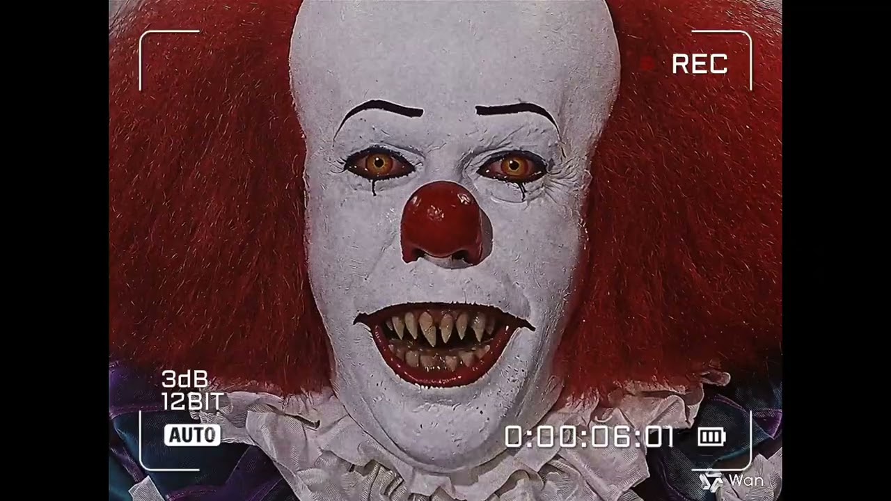 Pennywise (1990) showing Deadlights #ai #it #pennywise #itwelcometoderry #stephenking #shorts 