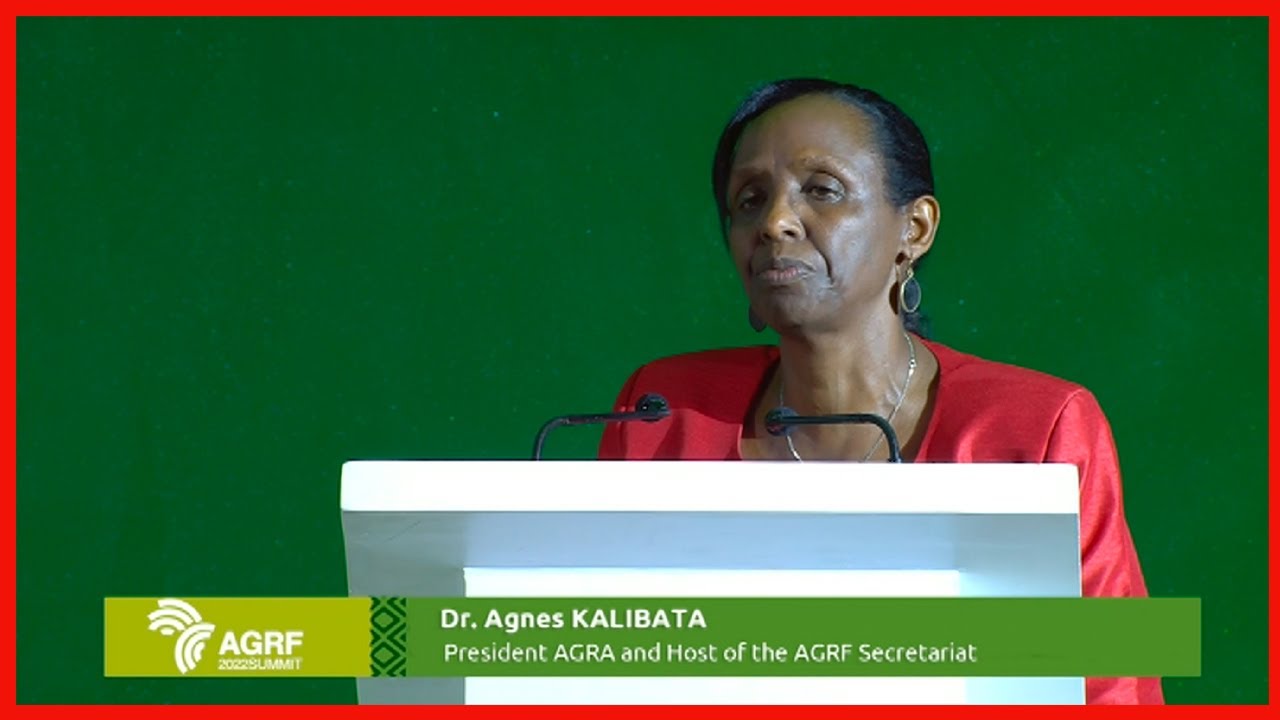 AGRF Summit 2022 Opening Plenary: Remarks by Dr. Agnes Kalibata, AGRA's President