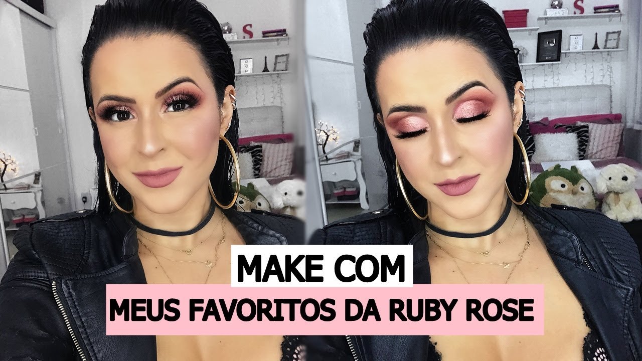 MAKE FÁCIL COM MEUS FAVORITOS DA RUBY ROSE