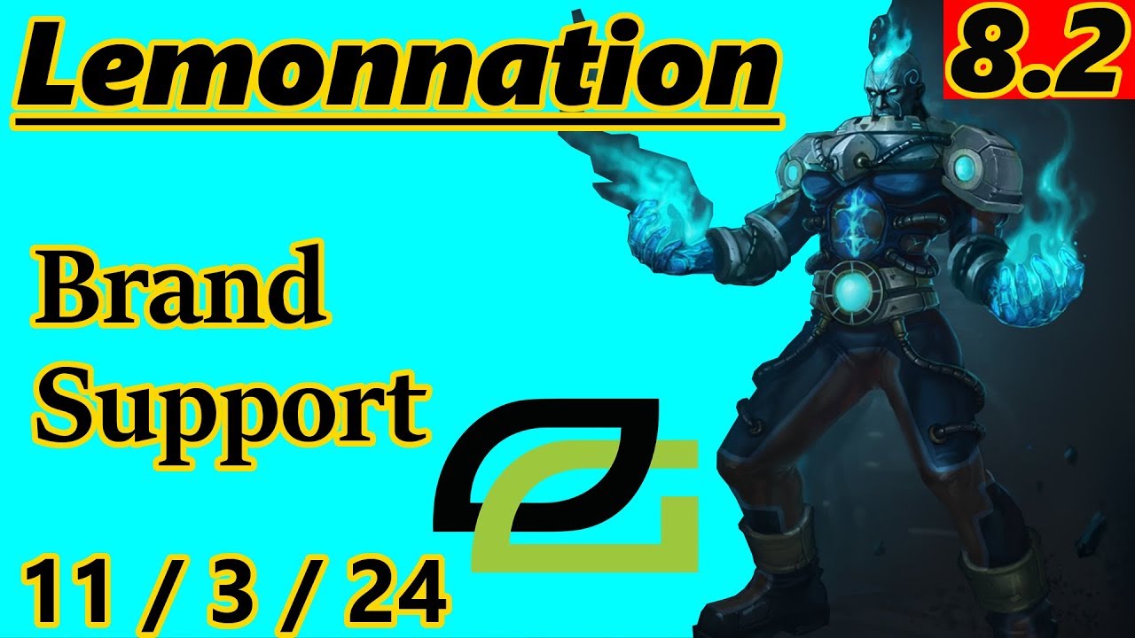 Lemonnation as Brand Support - S8 Patch 8.2 - NA Challenger - Full Gameplay