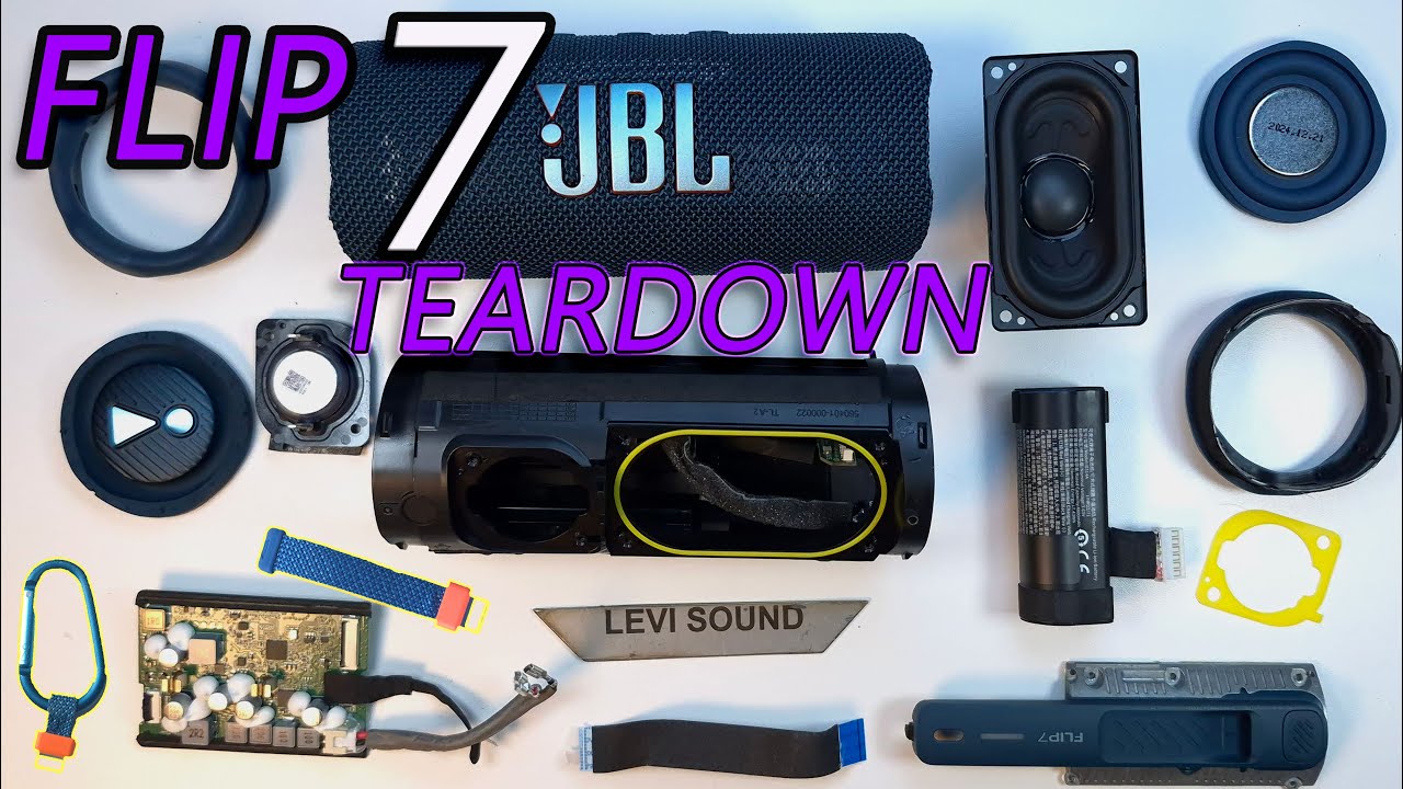 JBL FLIP 7 Desmontado | Como ES POR Dentro | TEARDOWN