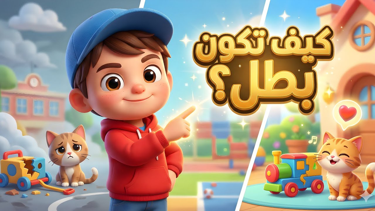 علمي ابنك 20 خلق إسلامي في فيديو واحد! 😍 مغامرات البطل 