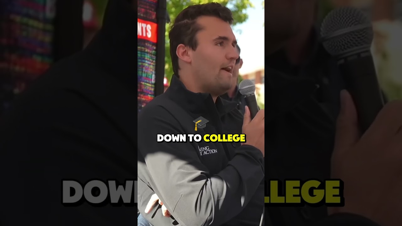 College Kid gets a Reality Check from Charlie Kirk! #short #political  #debate