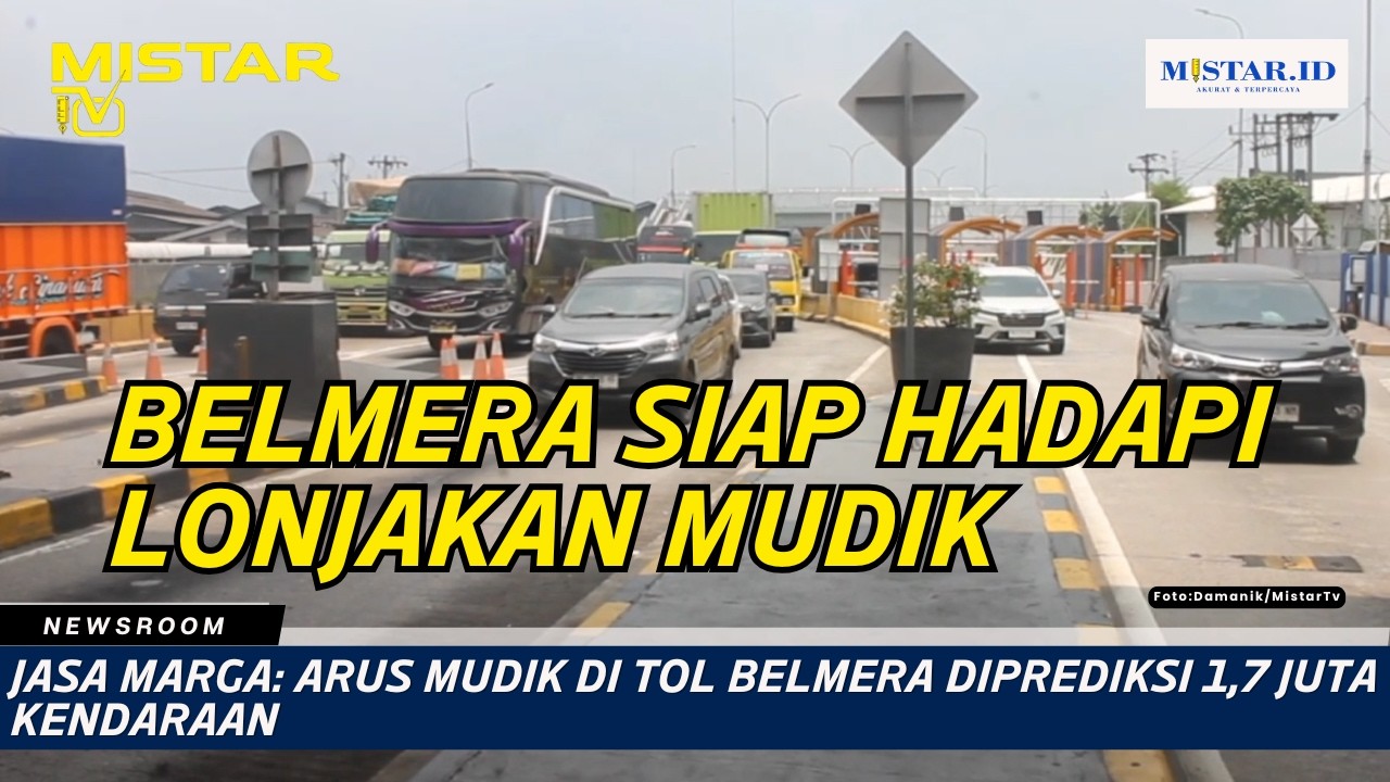 Jasa Marga: Arus Mudik di Tol Belmera Diprediksi 1,7 Juta Kendaraan