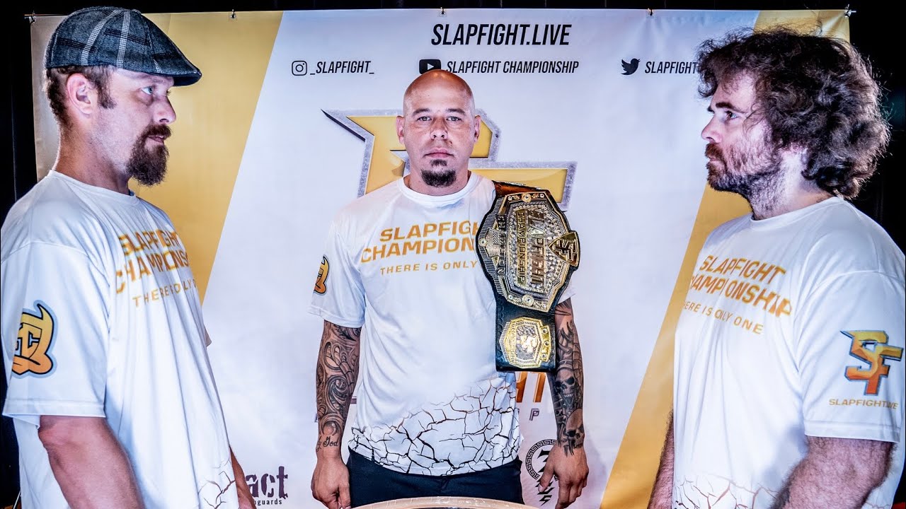 Матч за звание чемпиона среди 3 человек на SlapFIGHT