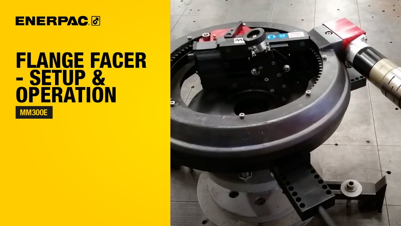 MM300e Flange Facer - Set up and operation