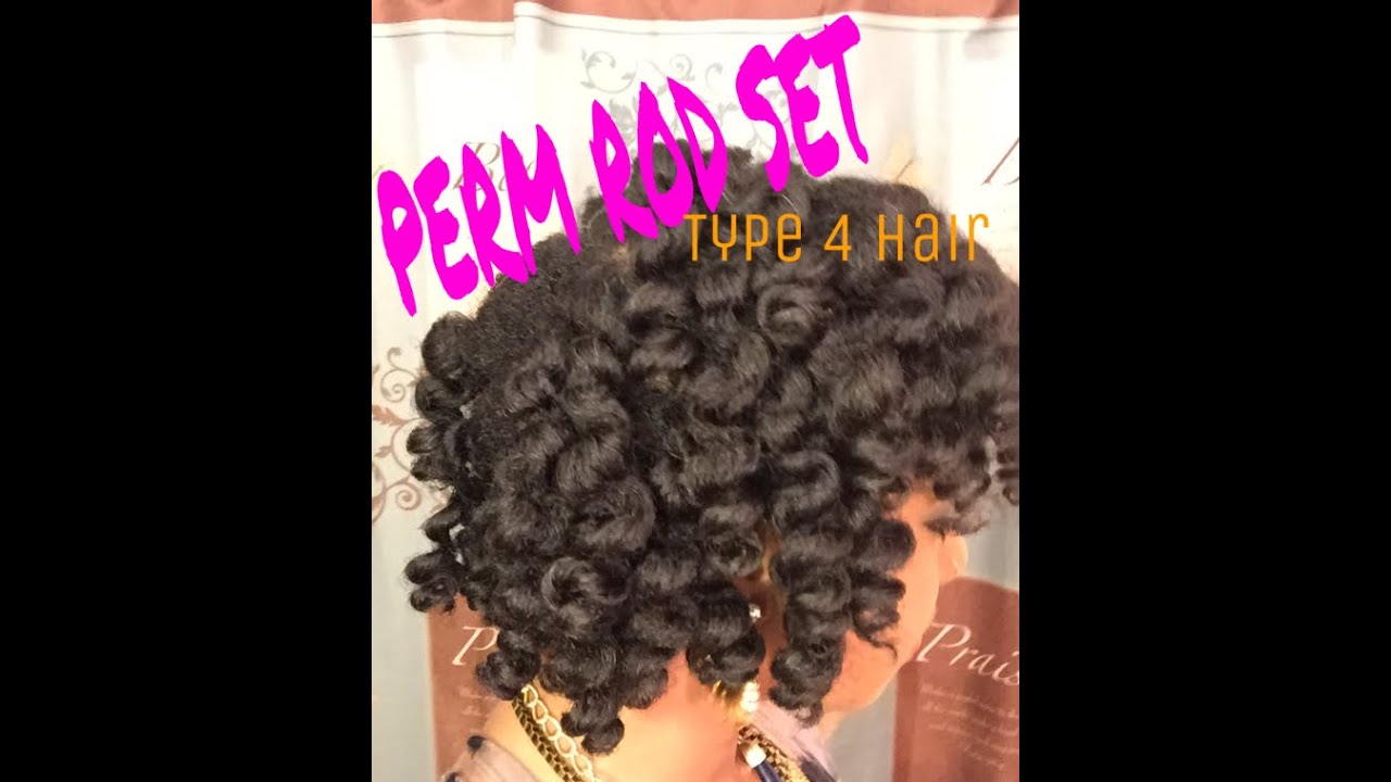 Perm Rod Set on DRY Type 4 Natural Hair | I am Posh Syd