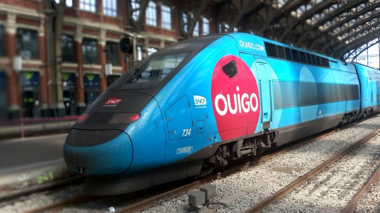 The new TGV OUIGO Tango at Lille Flandres