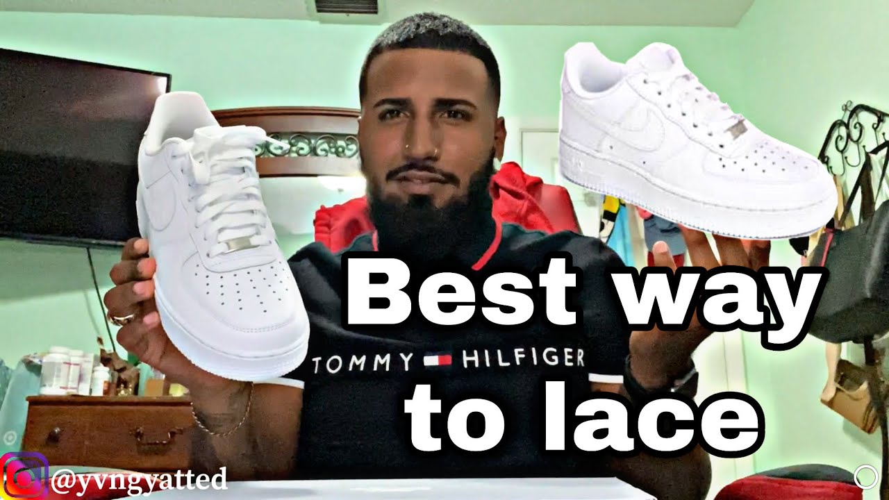 Best way to lace up shoes | How to tie Air Force 1s | Nike