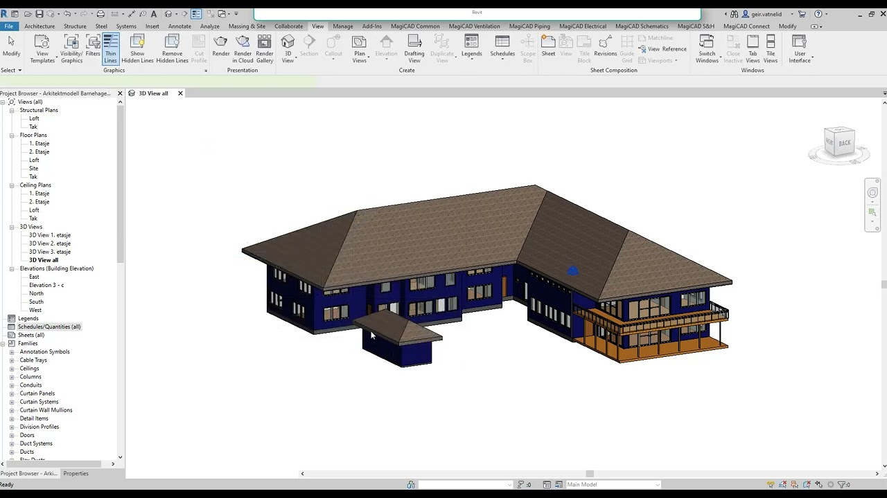 BIM Planlegging - Kostnadsestimering i Revit