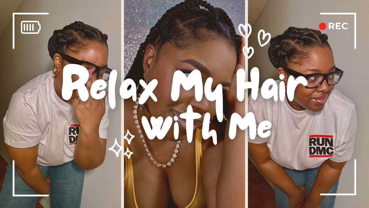 Relax My Hair With Me | Box Braid My Own Hair | Skyla Star