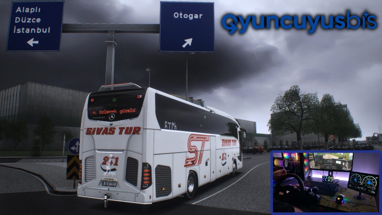 ETS2 1.58 | Bartın–Ereğli Gerçekçi Otobüs Seferi (OyuncuyusBisMap v1.4 | POV + Direksiyon Kamera)