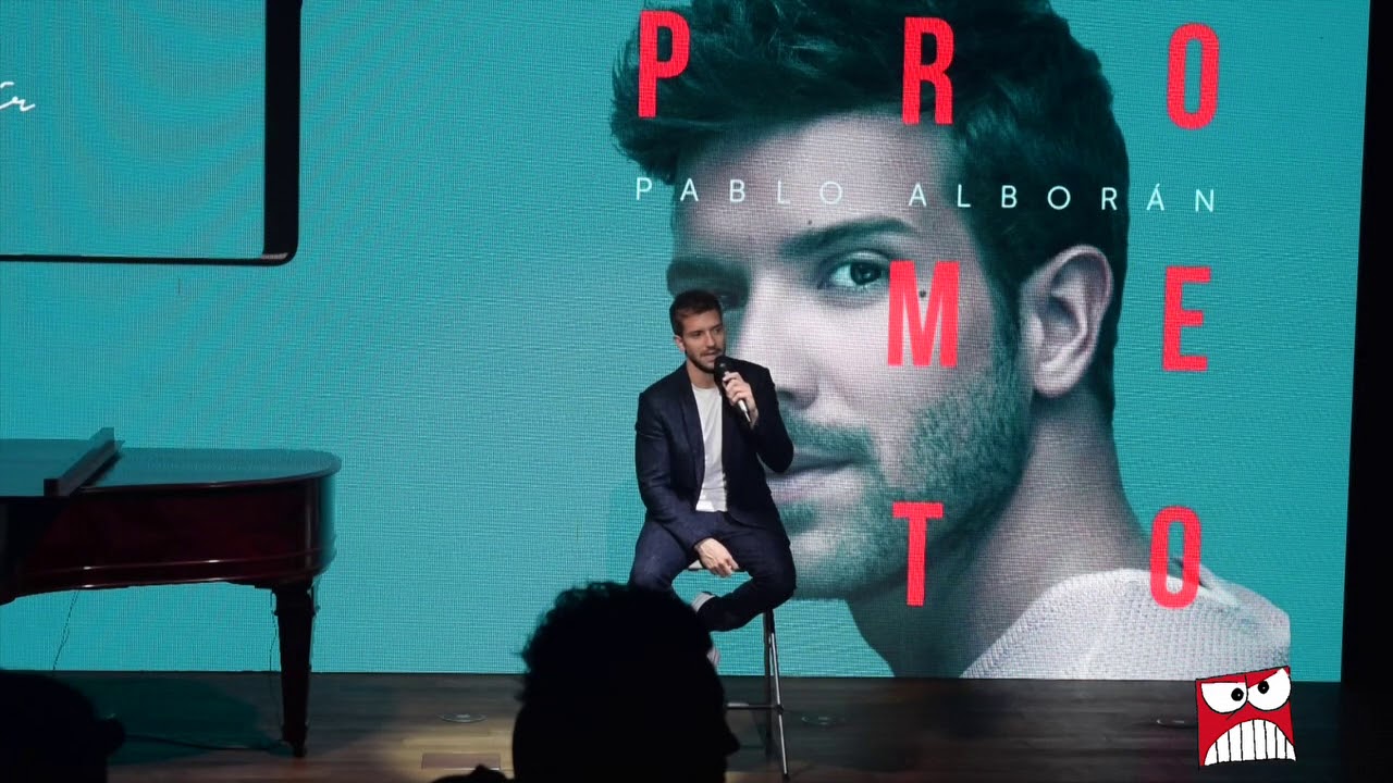 Pablo Alborán - Prometo (Rueda Prensa, 17-11-2017)