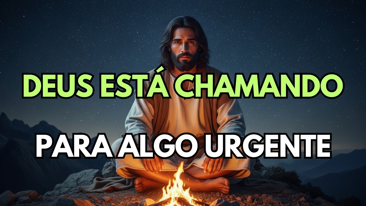 O ESCOLHIDO, DISSE DEUS, FOI CHAMADO ESTA NOITE PARA ALGO URGENTE.