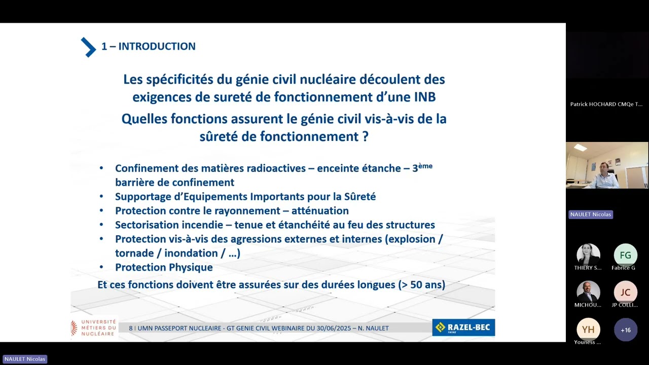 Passeport Nucléaire : Webinaire Génie Civil pour les professeurs 20250630