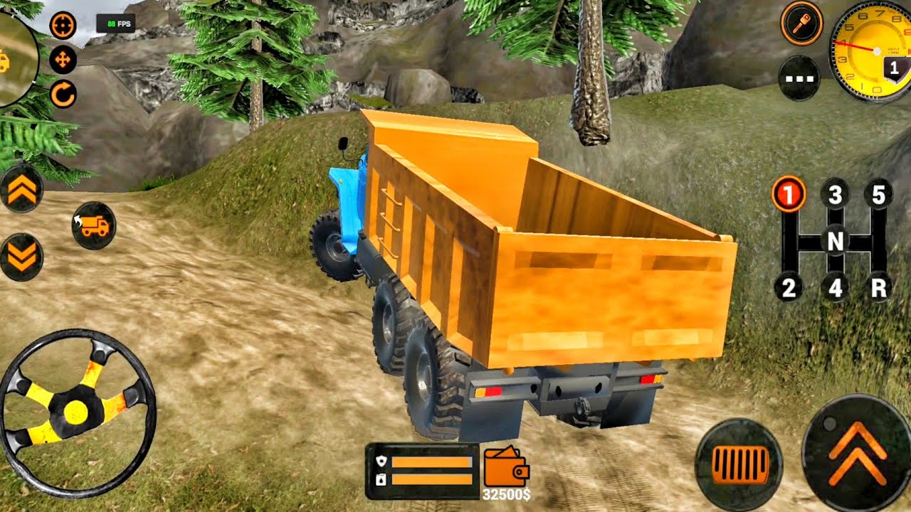 Backhoe Loader JCB Simulator Gameplay - Indian Vehicles Truck JCB Driving - Android Gameplay