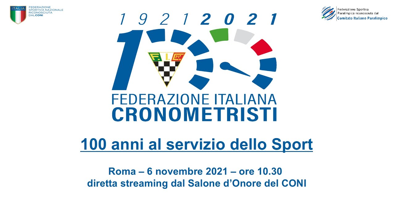Centenario FICR - 100 anni al servizio dello sport