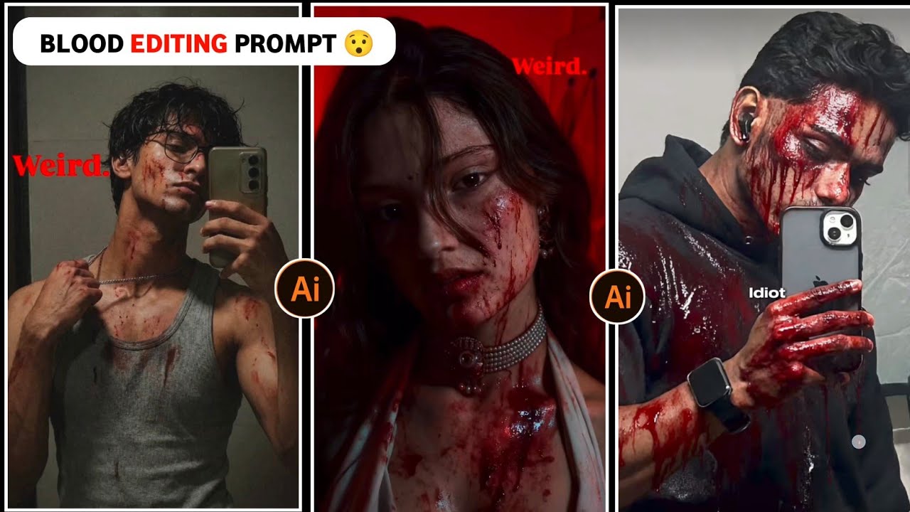 trending AI Weird Look Photo Editing Prompt | Khatarnak Look Photo Editing With Gemini | Weird photo