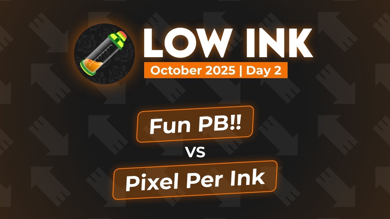 Fun PB!! vs Pixel Per Ink | Low Ink October 2025 - Day 2