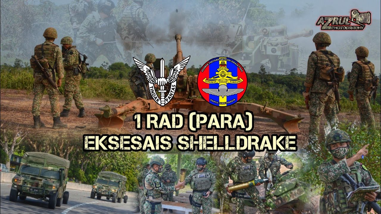 Meriam 105mm LG1 MK III, 1 RAD (Para)  Eksesais Shelldrake Para Siri 1/2021.