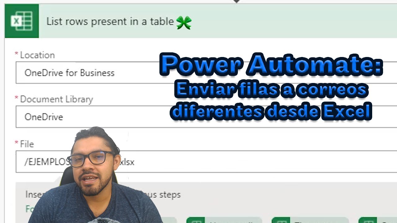 🆘 Power Automate y Excel🎀: Enviar filas filtradas a diferentes correos