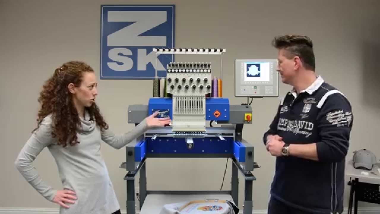 Демонстрация вышивальной машины ZSK Sprint 6