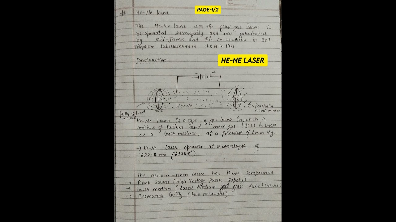 He-Ne Laser
