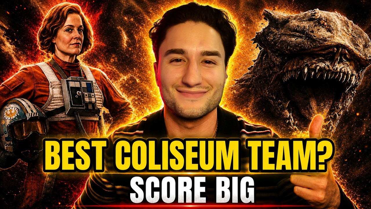 Best New Coliseum Team?? Score Massive with Colonel Ward Against the Krayt Dragon!