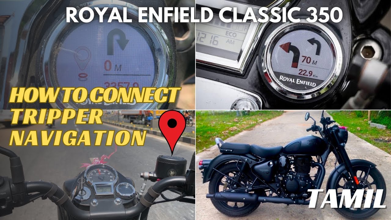 ✅how to connect🔗 tripper navigation in classic 350⚡️|| Royal Enfield bikes || in tamil