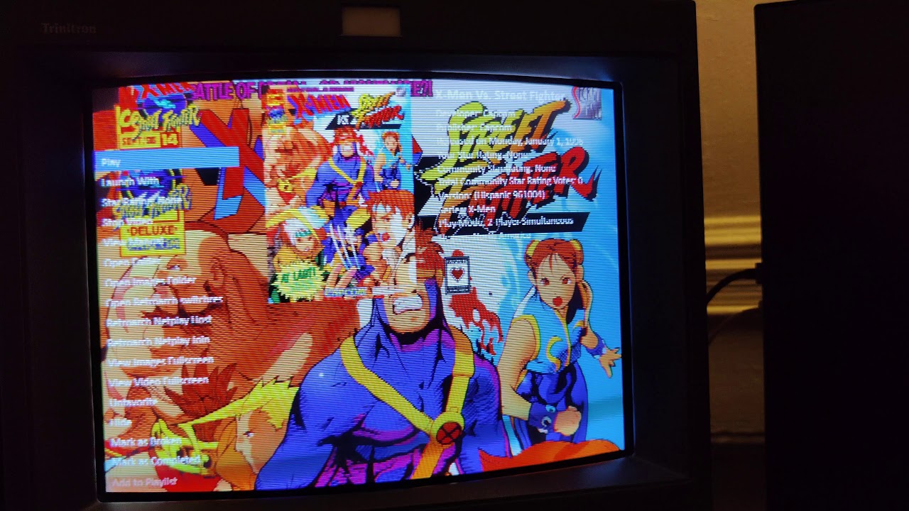 crt pvm 14l2 emulation setup showcase! 240p/480i on the fly!,snes,mame,saturn. 4:3 videos!