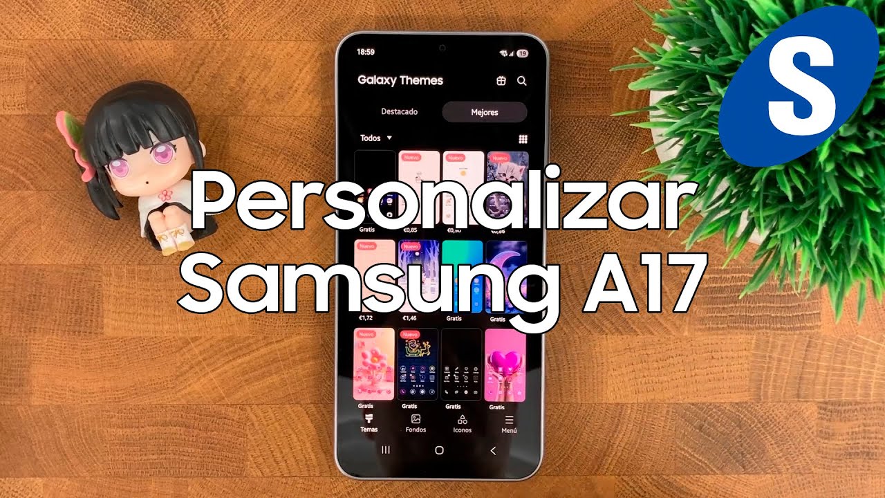 Como Personalizar el Samsung A17 - Fondo, Iconos, Temas, Letra - Samsungizate
