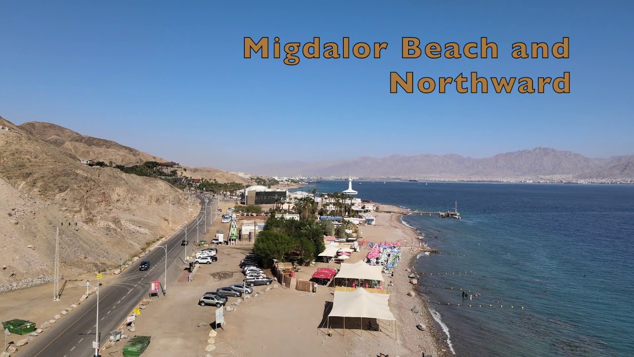 Migdalor Beach and Northward
