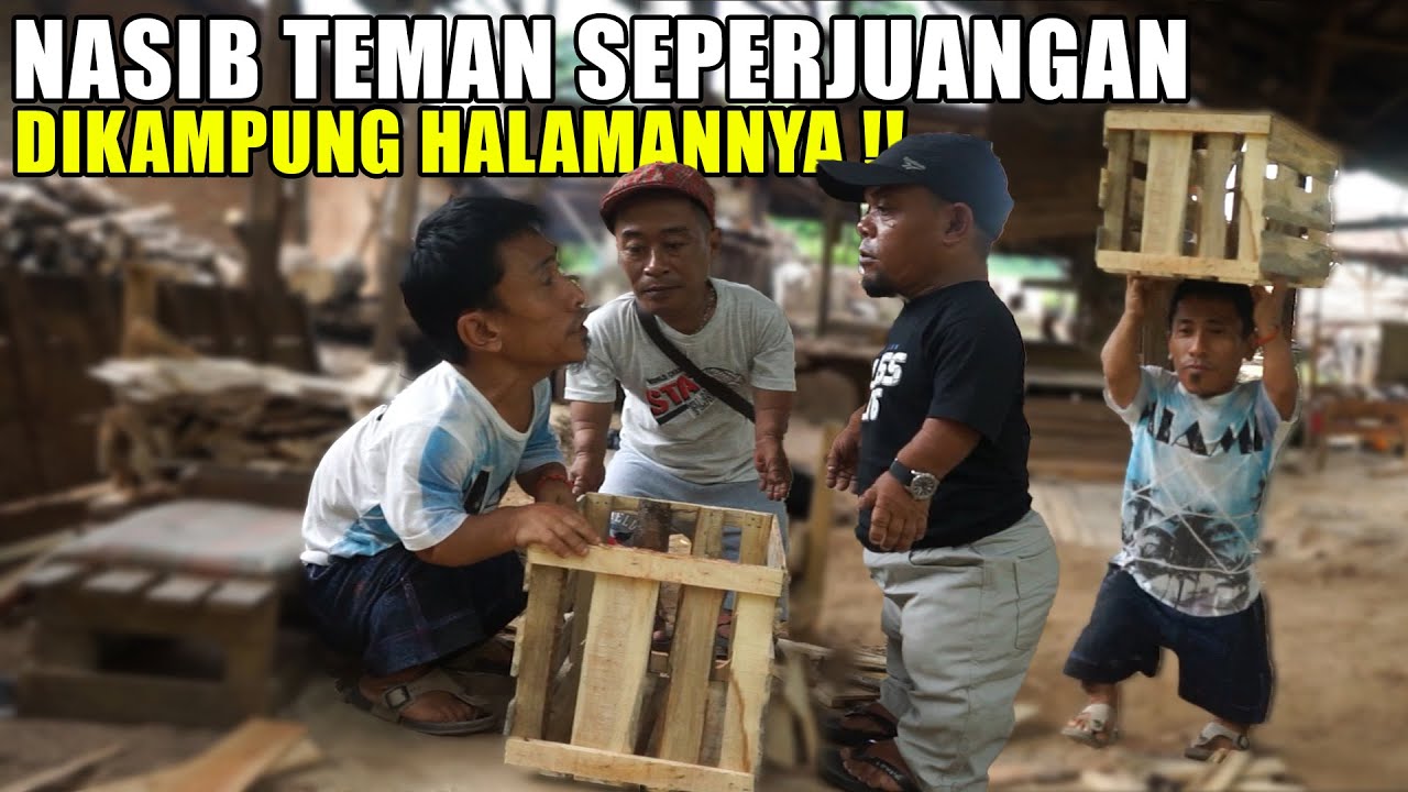 SUDAH LAMA TAK JUMPA, DULU SHOOTING SINETRON BARENG SEKARANG JADI TUKANG KAYU DIKAMPUNG HALAMANNYA !