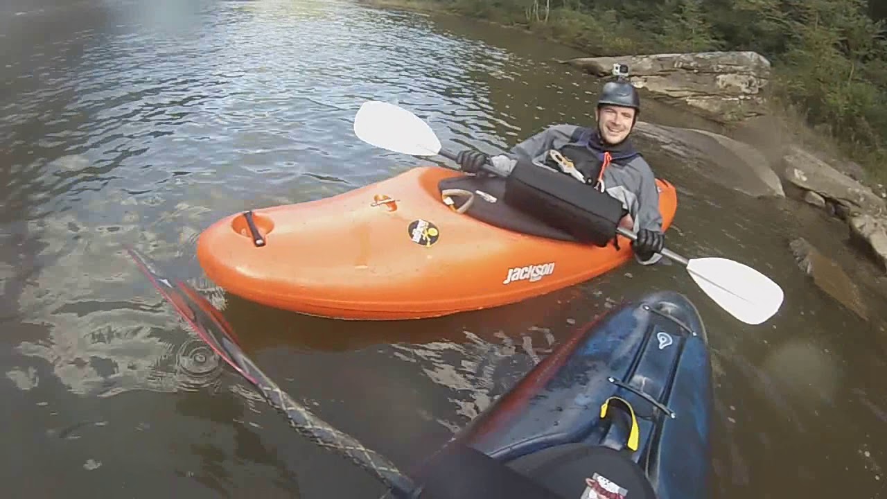Dad's Second Time Down Upper Gauley Using Hi-N-Dry Rolling Aid
