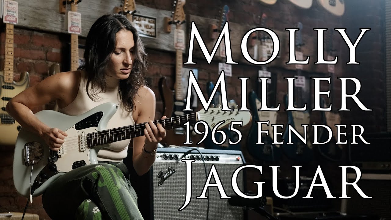 1964/65 Fender Jaguar in Original Sonic Blue w/ Molly Miller!