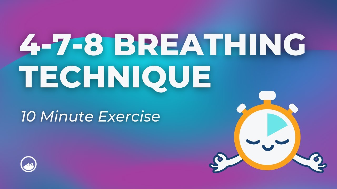 4 7 8 Breathing Exercise | 10 Minutes | Technique With Counter Timer | DBT Paced Breathing