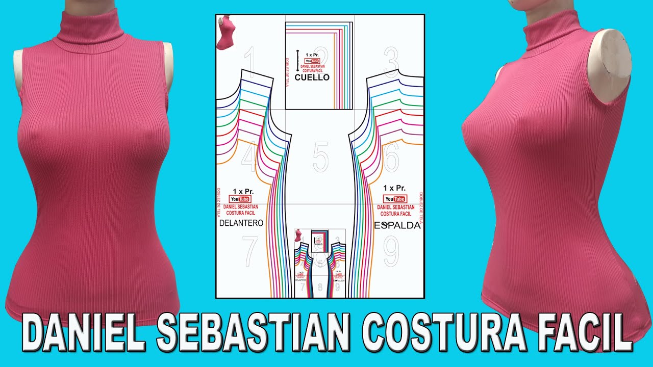 CAFARENA MANGA CERO - MOLDES GRATIS Talla 