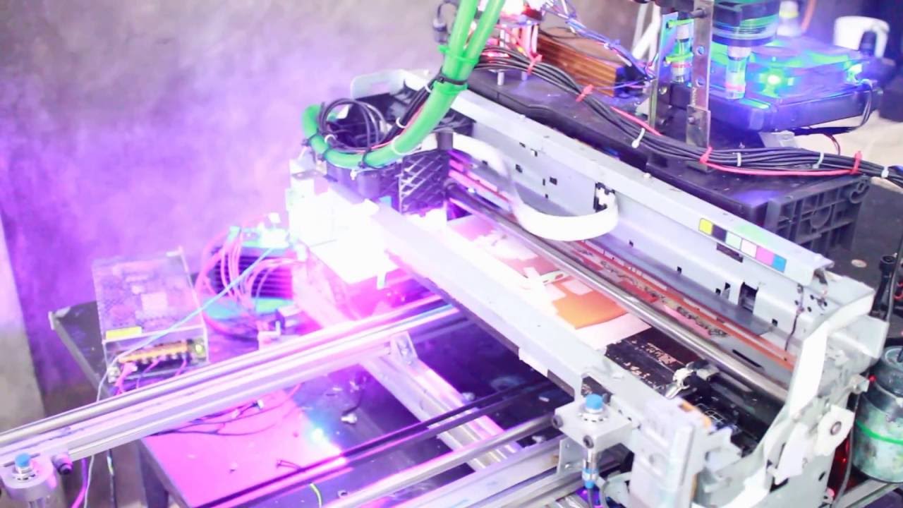 Diy Uv Printer Test (Arduino Control Stepmotor)