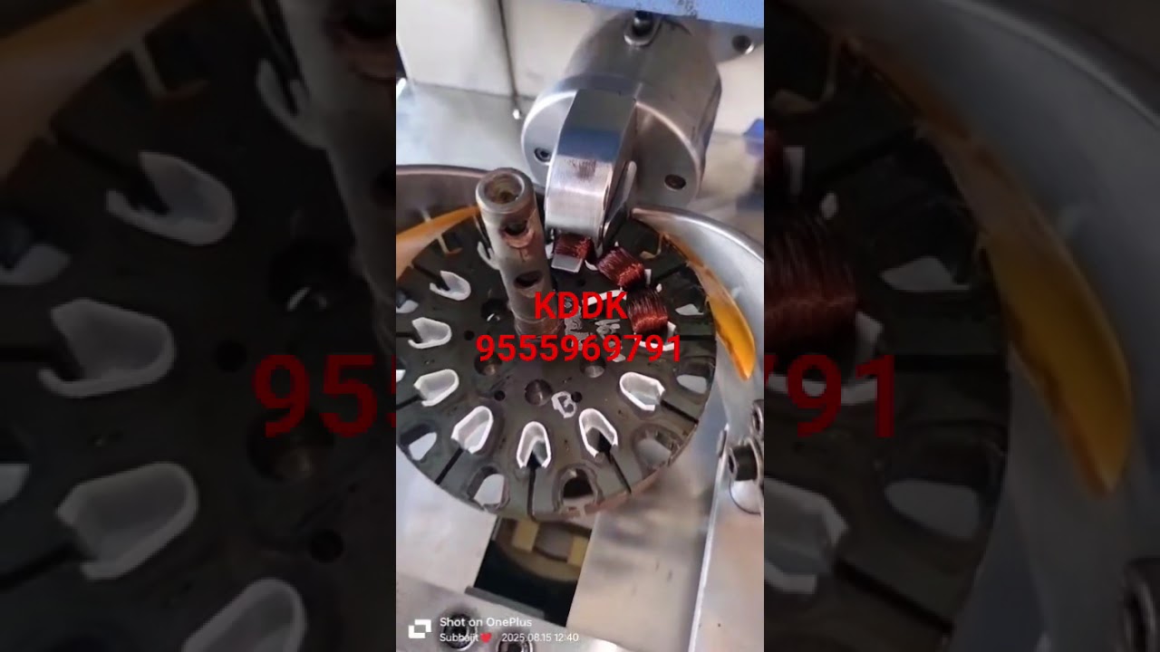 Automatic Ceiling fan winding machine #kddk mob no. 91-9555969791