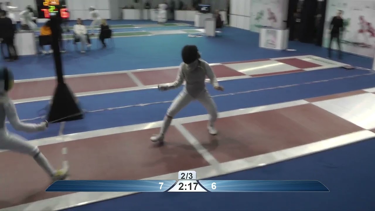 2023 Day04 T32 06 F F Individual Cadet Plovdiv BUL CHM RED PETROVA UKR vs KALOCSAI HUN