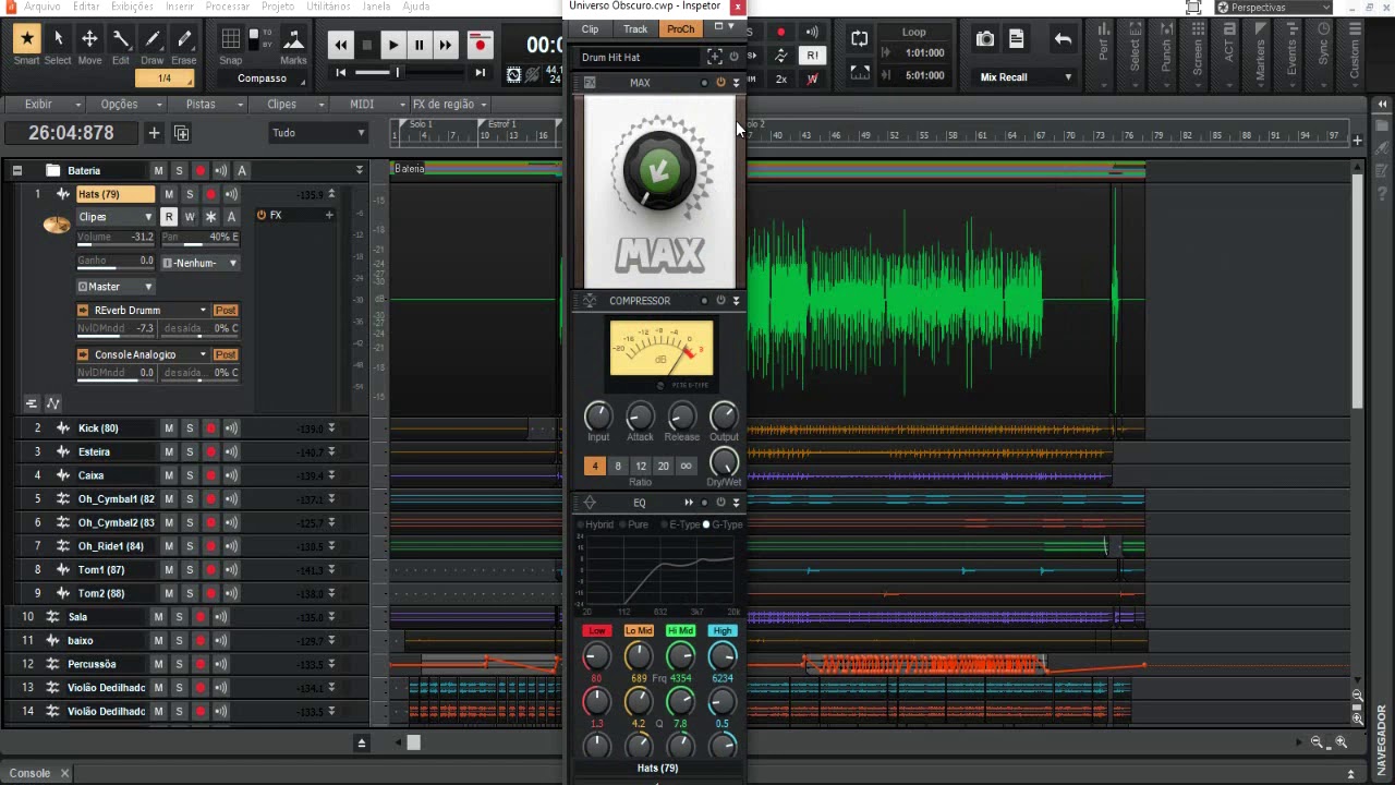 Curso Cakewalk by BandLab - Compressores Nativo vale a pena?