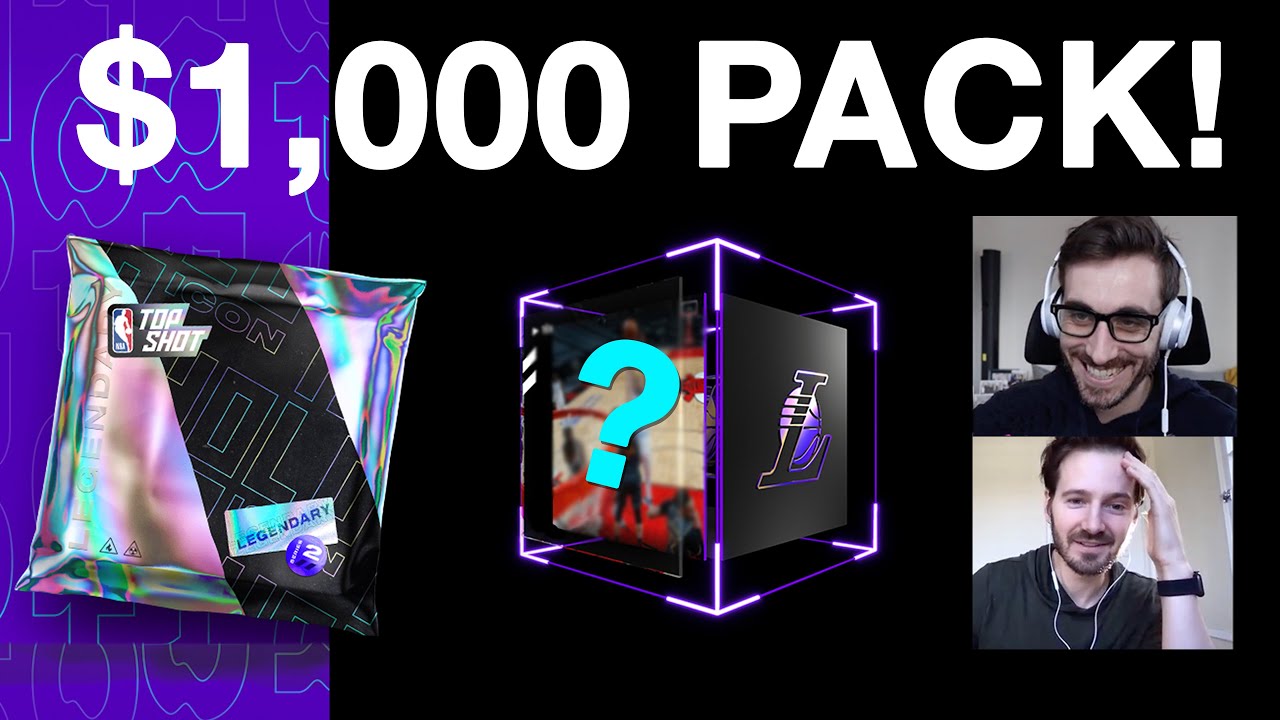 $1000 PACK OPENING! NBA Top Shot Holo Pack - Legendary!