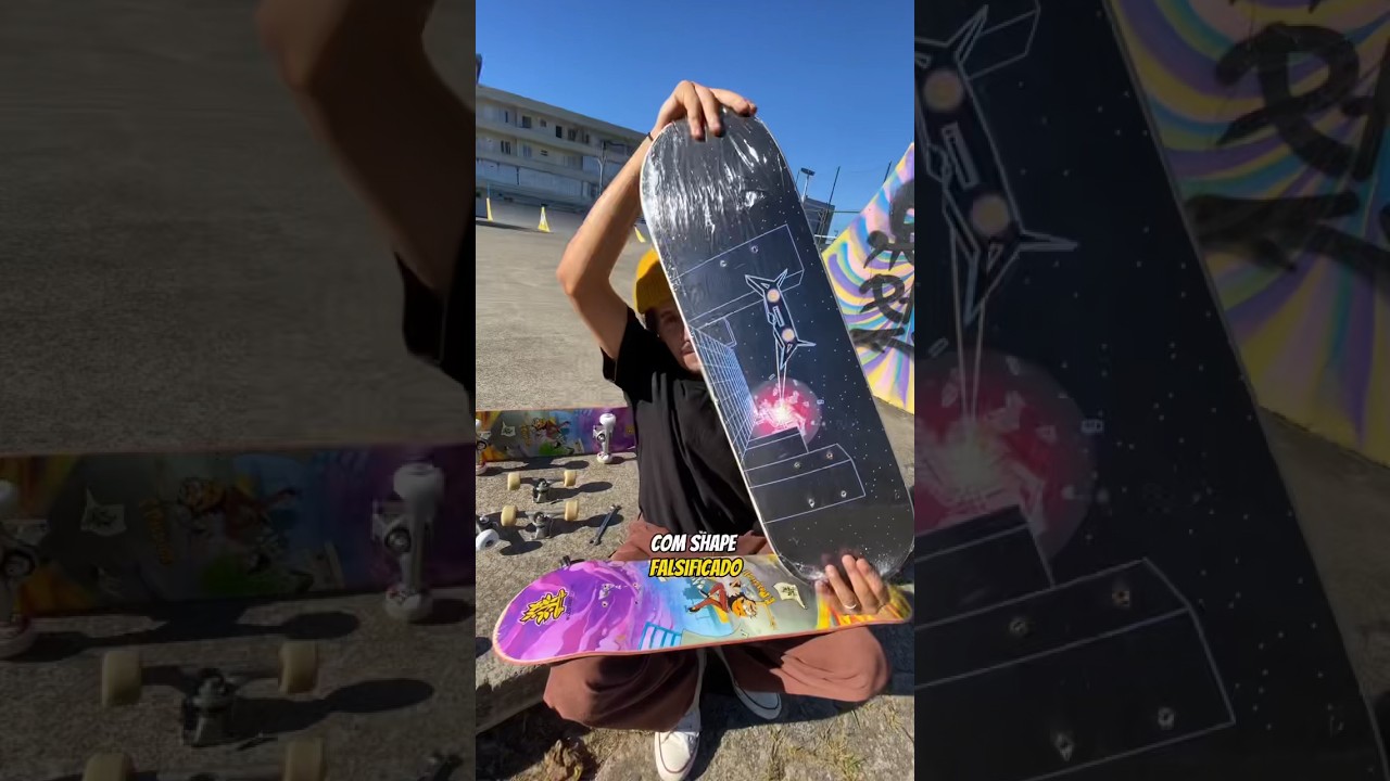 SHAPE DE SKATE ORIGINAL VS FALSO 