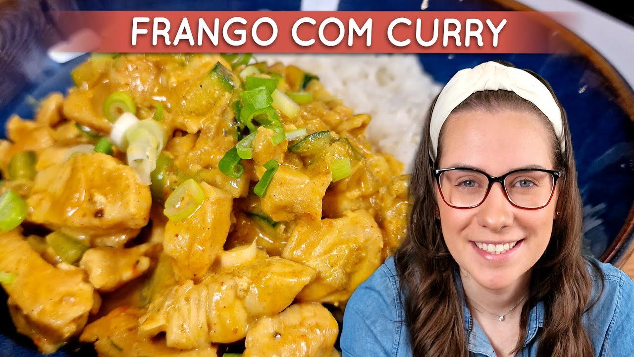 Frango ao molho de curry, para variar o frango do dia a dia!