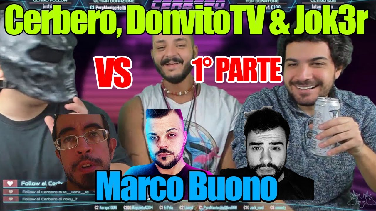 Cerbero Podcast, Jok3r & DonVitoTv vs Marco Buono - 1° parte