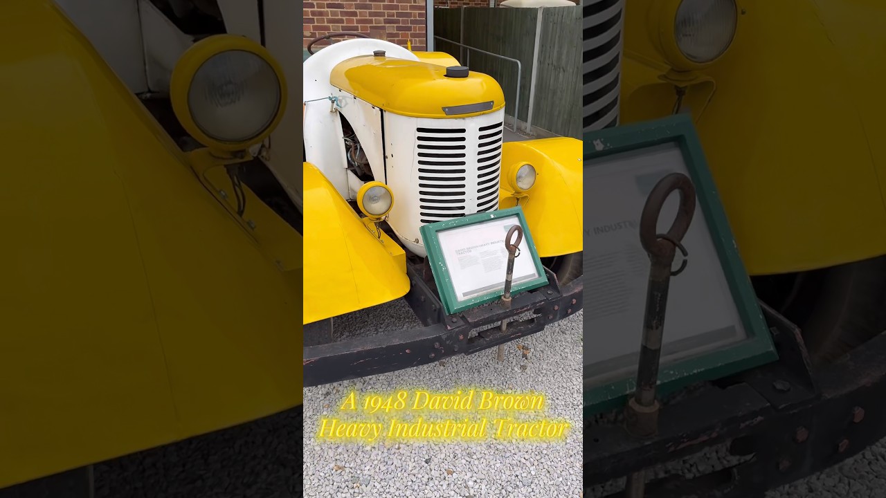 A 1948 David Brown Heavy Industrial Tractor #tractors #tractorlover #heavymachinery #shorts