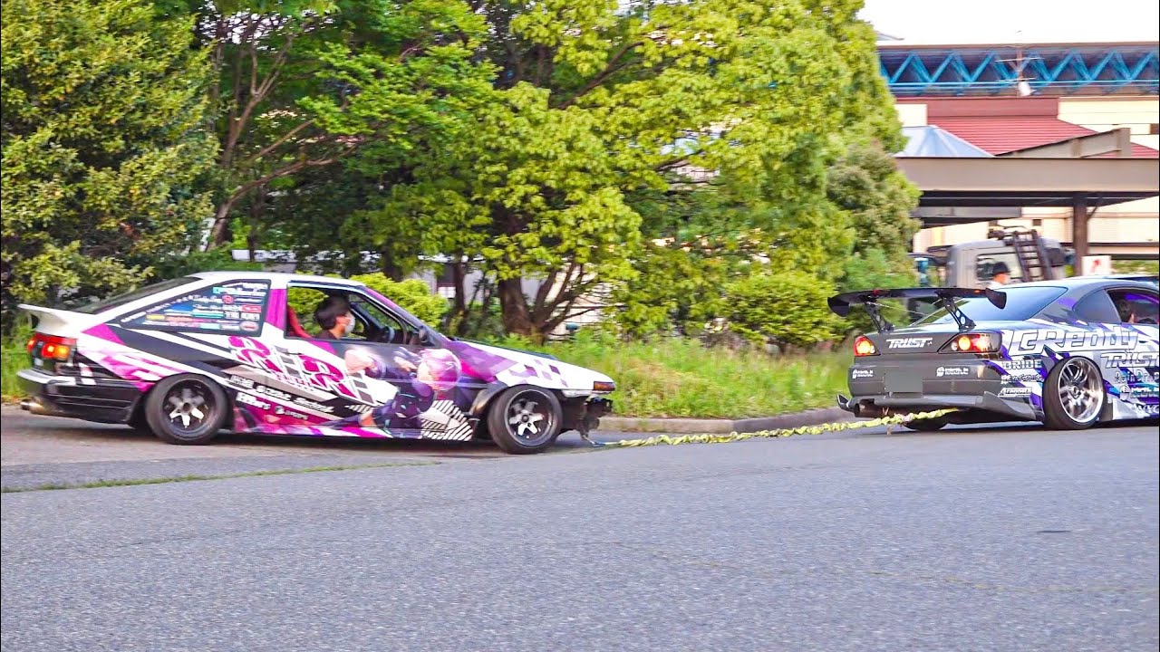 トラブルか？牽引で搬出‼️痛車の祭典⚔【搬出動画②】 DayDream