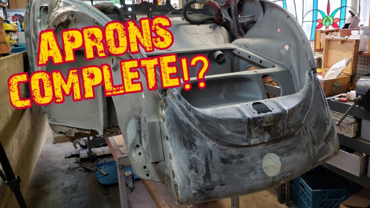 Classic VW Bug Front Apron Fitting and Welded In